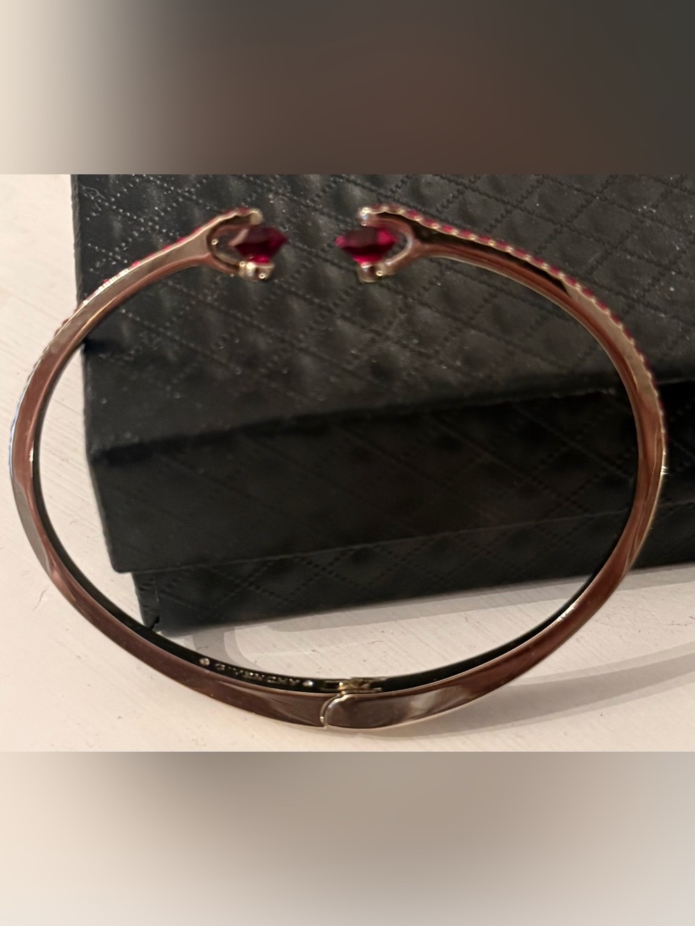 Givenchy Red Crystal Bangle